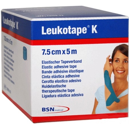 Essity Benda Adesiva Leukotape K Per Taping Fisioterapico Larghezza 7,5 Cm Lunghezza 5 M Color Rosso In Rotolo