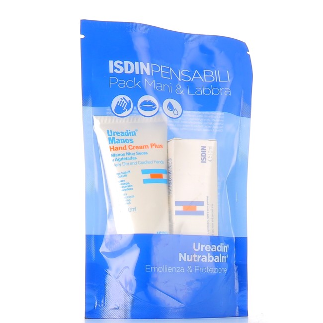 Isdinpensabili Mani Labbra Ureadin Manos 50 Ml Crema Mani + Nutrabalm Balsamo Labiale 10 Ml Isdinpensabili Mani Labbra Ureadin Manos 50 Ml Crema Mani + Nutrabalm Balsamo Labiale 10 Ml
