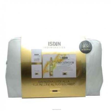 Isdinceutics Pack Routine Giorno Isdinceutics K-ox Eyes 15ml + Isdinceutics Flavo-c Ultraglican 10 Fiale + Beuty Case Isdin Omag