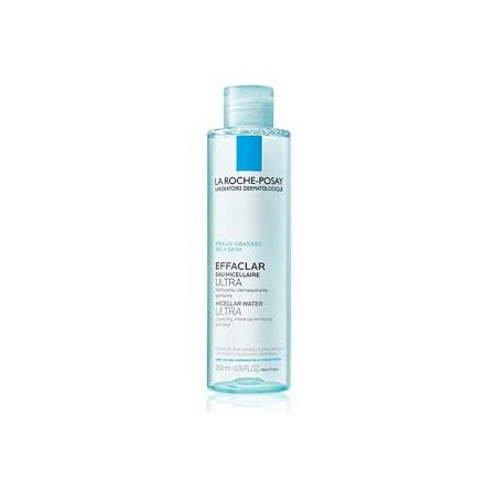 Flacone da 400 ml di La Roche Posay Effaclar Acqua Micellare Struccante Detergente Per Pelle Grassa.