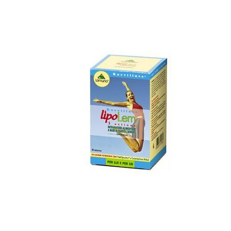 Confezione da 80 compresse di Lemuria Kurvilinea Lipolem Integratore Per Il Controllo Del Peso.