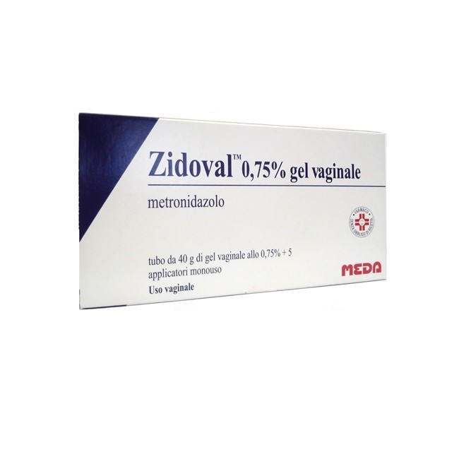 Zidoval 0,75% Gel Vaginale 40g 5 Applicatori Zidoval 0,75% Gel Vaginale 40g 5 Applicatori