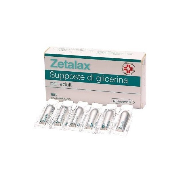 Zetalax Adulti 2,25g 18 Supposte Zetalax Adulti 2,25g 18 Supposte