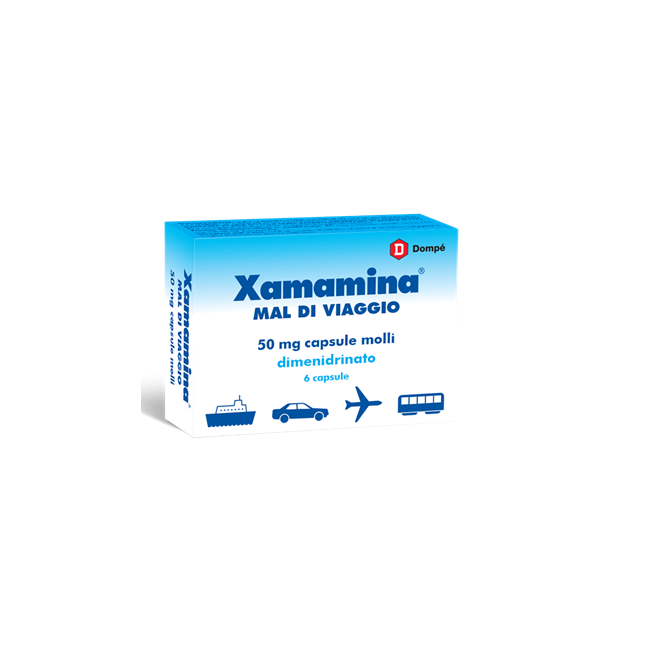 Bracco Xamamina 6 Capsule Da 50mg Bracco Xamamina 6 Capsule Da 50mg