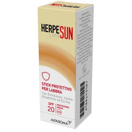 Burro cacao da 5 Ml Herpesun Lip Stick Protezione Solare Labbra. Burro cacao da 5 Ml Herpesun Lip Stick Protezione Solare Labbra.