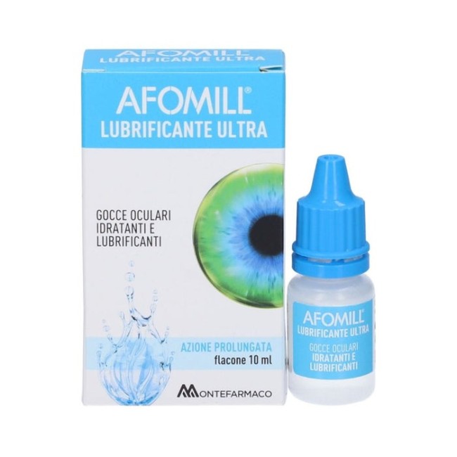 Montefarmaco Afomill Lubrificante Ultra Gocce oculari idratanti 10 ml Montefarmaco Afomill Lubrificante Ultra Gocce oculari idratanti 10 ml