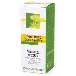 Farmaderbe Mirtillo Rosso Macerato Glicerinato 50 Ml