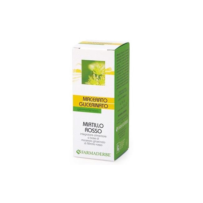 Farmaderbe Mirtillo Rosso Macerato Glicerinato 50 Ml