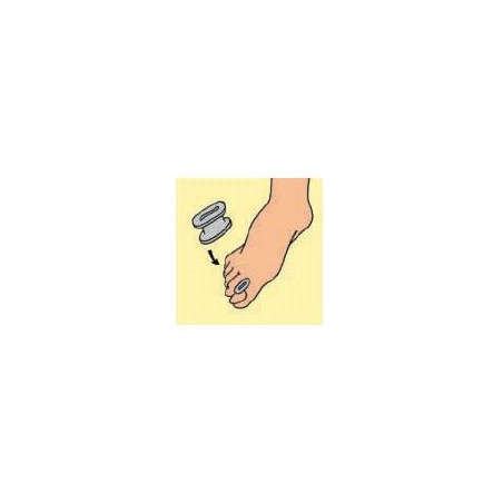 Eumedica Divaricatore Per Dita Dei Piedi Gel Toe Separator S