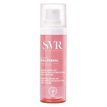 Flacone da 30 ml di Svr Palpebral Baume balsamo viso contorno occhi per pelle irritata.