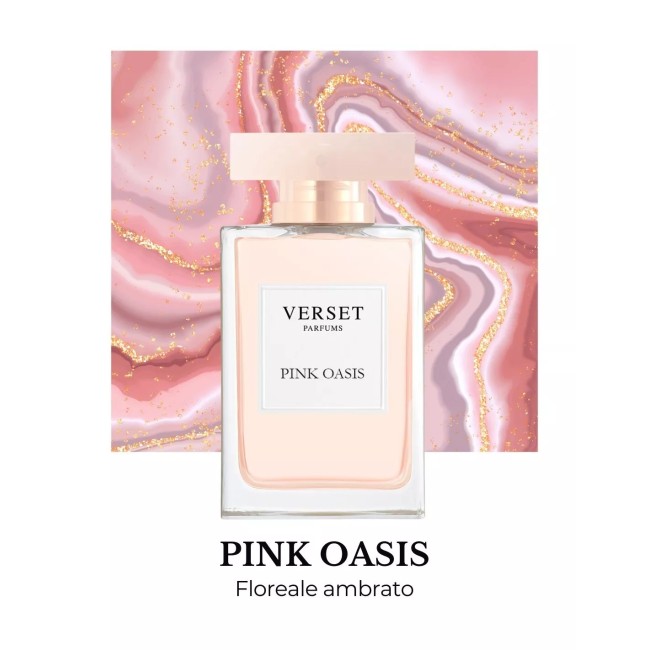 Flacone spray da 15 ml di Verset Pink Oasis Eau de Parfum Donna Flacone spray da 15 ml di Verset Pink Oasis Eau de Parfum Donna