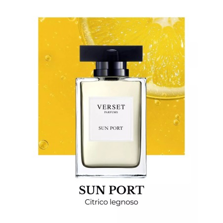 Flacone spray da 100 ml di Verset Sun Port Eau de Toilette Uomo Flacone spray da 100 ml di Verset Sun Port Eau de Toilette Uomo