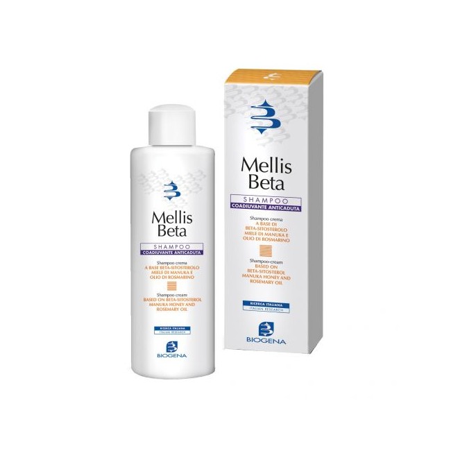 Mellis Beta Shampoo Coadiuvante Anticaduta contro l'alopecia 200 ml Mellis Beta Shampoo Coadiuvante Anticaduta contro l'alopecia 200 ml