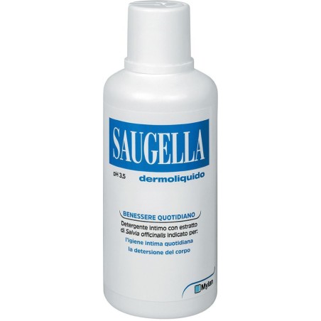 Saugella Dermoliquido Detergente Intimo con pH 3.5 500 ml