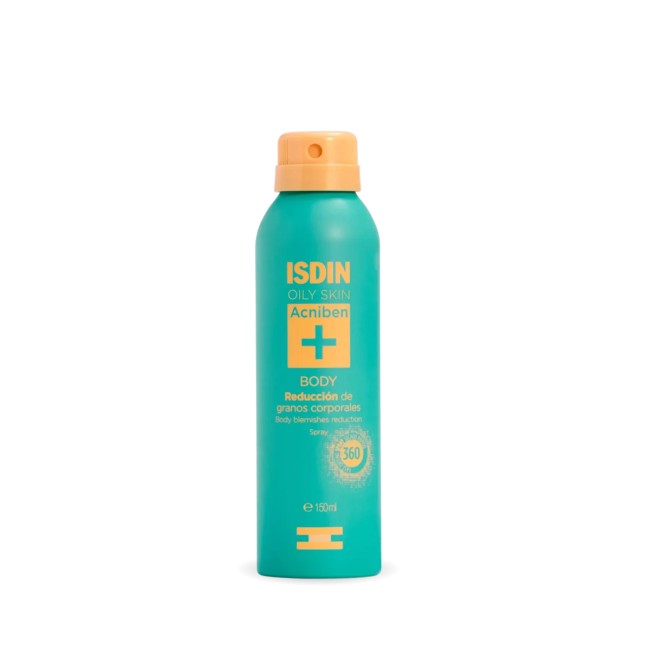 Isdin Acniben Body Spray antiacne per pelle grassa e acneica 150 ml Isdin Acniben Body Spray antiacne per pelle grassa e acneica 150 ml