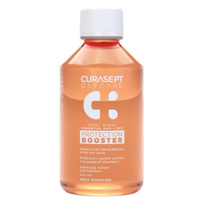 CURASEPT DAYCARE COLLUTORIO PROTECTION BOOSTER FRUIT SENSATION 500 ML CURASEPT DAYCARE COLLUTORIO PROTECTION BOOSTER FRUIT SENSATION 500 ML