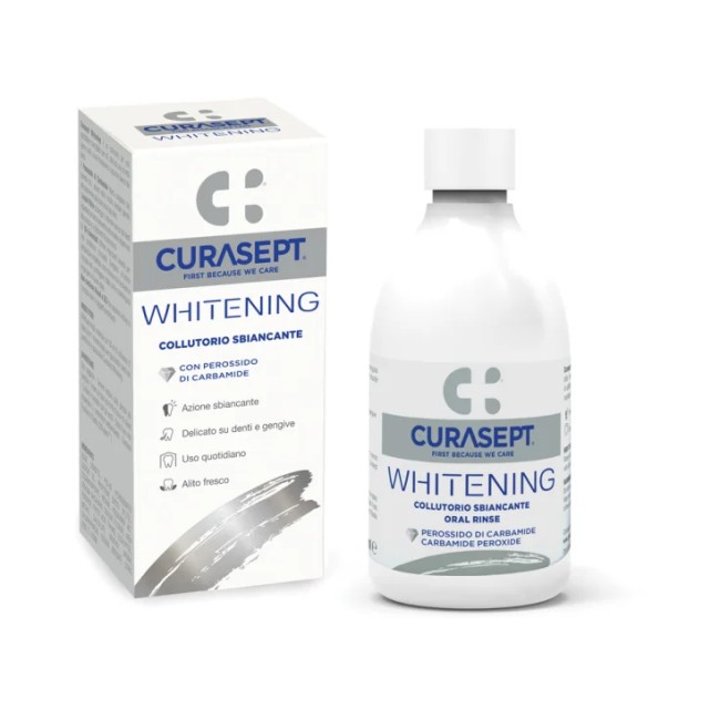 Curasept Whitening Colluttorio Sbiancante 300 Ml Curasept Whitening Colluttorio Sbiancante 300 Ml