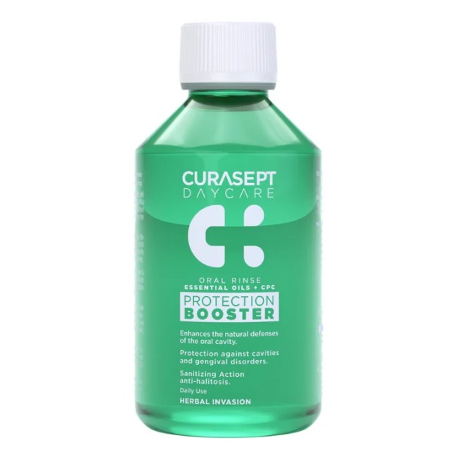 CURASEPT DAYCARE COLLUTORIO PROTECTION BOOSTER HERBAL INVASION 500 ML CURASEPT DAYCARE COLLUTORIO PROTECTION BOOSTER HERBAL INVASION 500 ML
