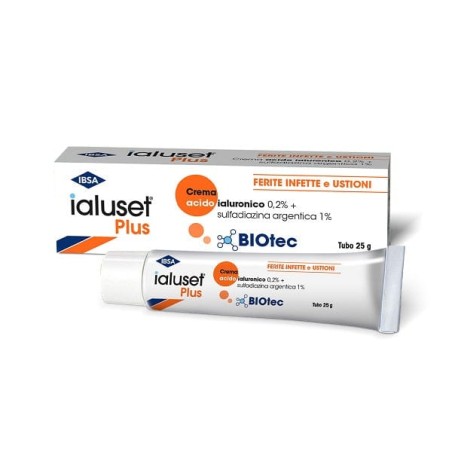 IBSA Ialuset Plus Crema cicatrizzante per ferite e ustioni 25 g