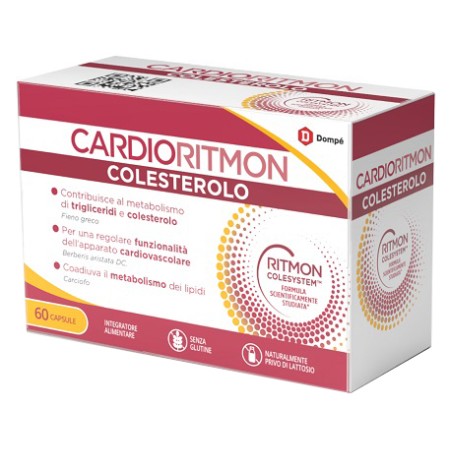 Confezione risparmio da 60 capsule di Cardioritmon integratore per abbassare il colesterolo. Confezione risparmio da 60 capsule di Cardioritmon integratore per abbassare il colesterolo.