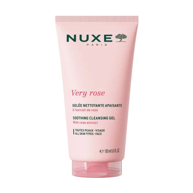 Tubo da 150 ml di Nuxe Very Rose Soothing Cleasing Gel Tubo da 150 ml di Nuxe Very Rose Soothing Cleasing Gel