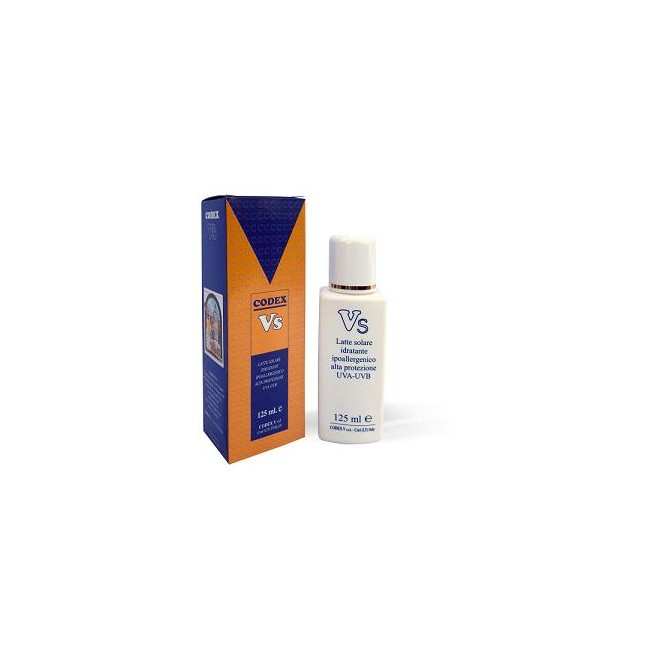 Codex V Vs Latte Solare Idratante Alta Protezione 125 Ml
