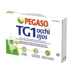 TG1 Occhi Gocce oculari rinfrescanti e idratanti 10 flaconcini
