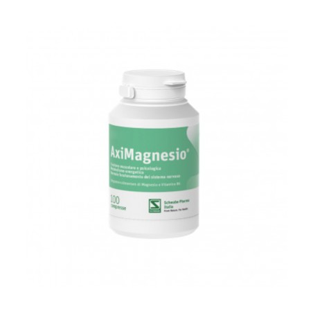 Confezione risparmio da 100 compresse di Pegaso Aximagnesio integratore di magnesio.