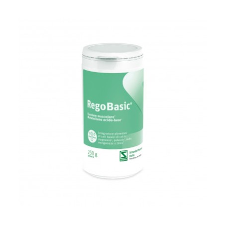 Barattolo da 250 gr. di Pegaso Regobasic, integratore per la funzione muscolare. Barattolo da 250 gr. di Pegaso Regobasic, integratore per la funzione muscolare.