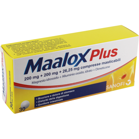Maalox Plus 30 Compresse Masticabili