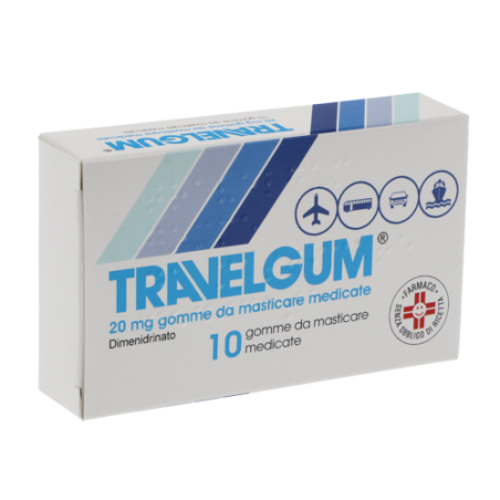 Travelgum 10 Gomme Masticabili 20 Mg