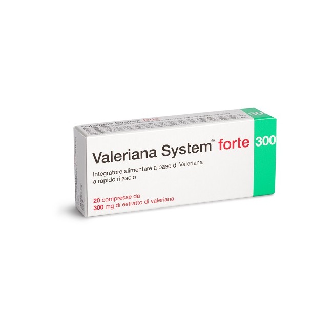 VALERIANA SYSTEM FORTE 20 COMPRESSE VALERIANA SYSTEM FORTE 20 COMPRESSE