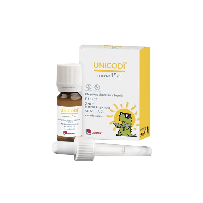UNICODI' 15 ML FLUORO ZINCO VITAMINA D3 UNICODI' 15 ML FLUORO ZINCO VITAMINA D3