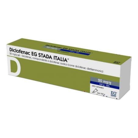 Diclofenac Eg Gel 100g 20mg/g Diclofenac Eg Gel 100g 20mg/g