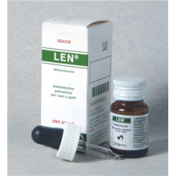 Len 150 Mg/g Gocce Orali Sospensione Per Gatti Cani Fino A 10 Kg Gatti E Cani