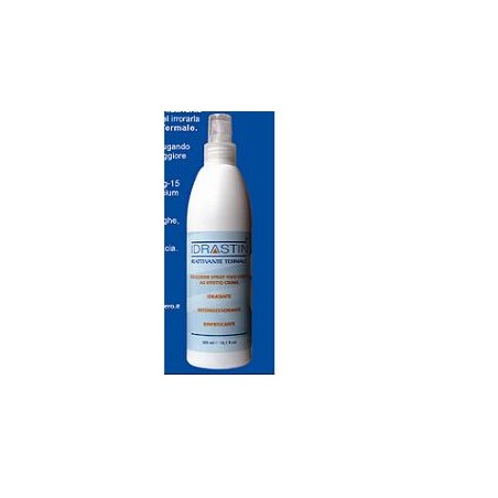 Flacone spray da 300 ml di Idrastin Bioriattivante, spray lenitivo per pelli sensibili e disidratate. Flacone spray da 300 ml di Idrastin Bioriattivante, spray lenitivo per pelli sensibili e disidratate.