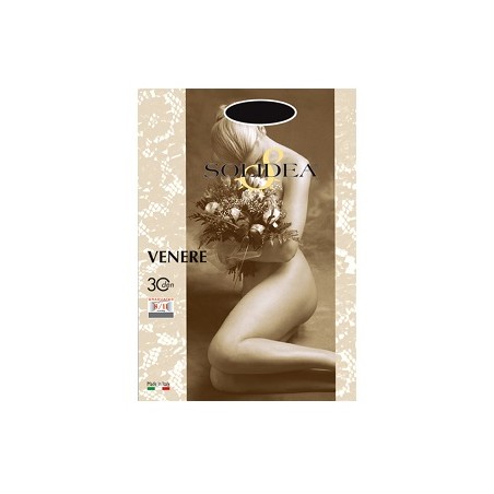 Venere 30 Collant Tutto Nudo Nero 5xxl