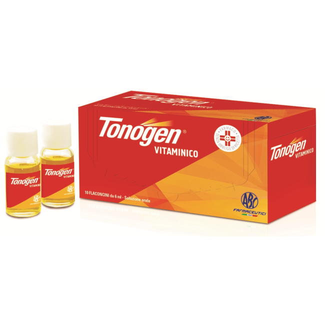 TONOGEN VITAMINICO SOLUZIONE ORALE 10 FLACONI 6ML 10000 TONOGEN VITAMINICO SOLUZIONE ORALE 10 FLACONI 6ML 10000