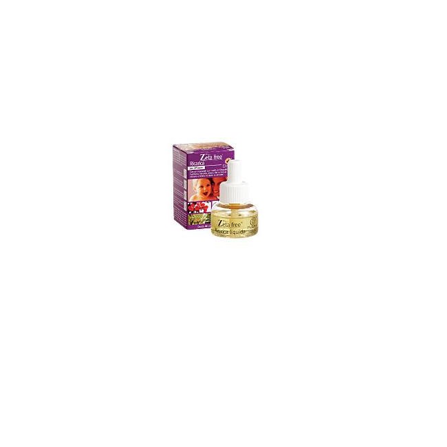 Confezione contenente Zeta Free Ricarica Per Diffusore Elettrico, utile per allontanare le zanzare.