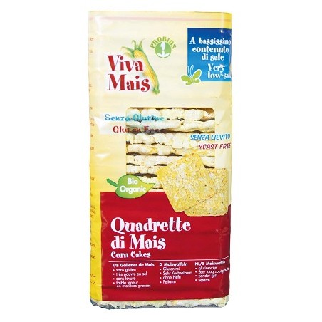 Viva Mais Quadrette Di Mais Senza Sale E Senza Lievito 130 G Viva Mais Quadrette Di Mais Senza Sale E Senza Lievito 130 G