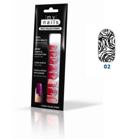 My Nails Nails Polish Strips 02 - 16 Unghie Adesive