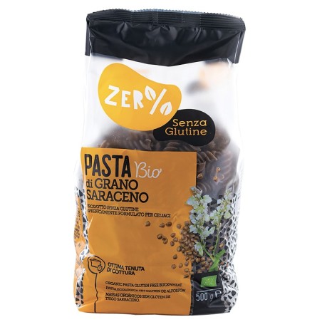 Zero% Glutine Fusilli Grano Saraceno Bio 500 G Zero% Glutine Fusilli Grano Saraceno Bio 500 G