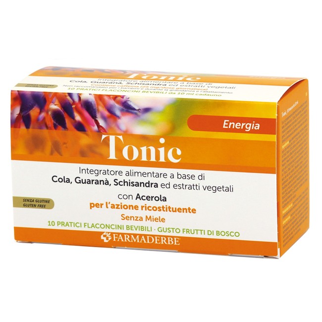 Tonic 10 Flaconcini Da 10 Ml Senza Miele
