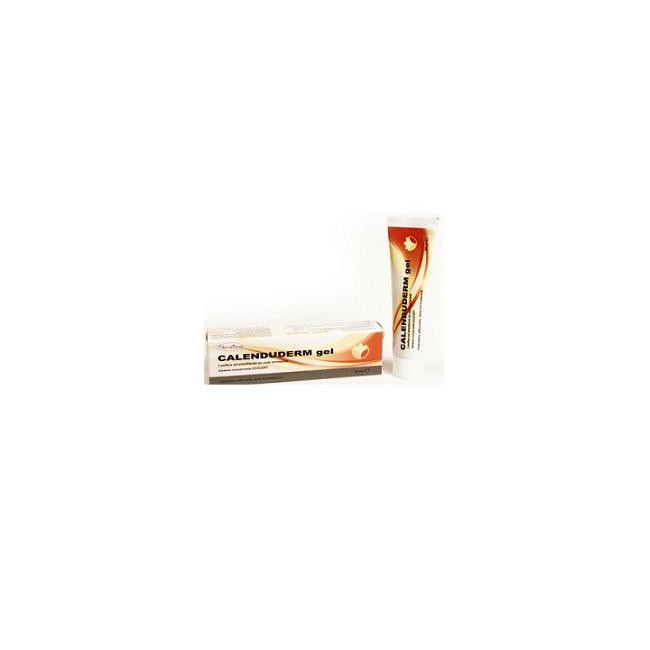 Tibo da 50 ml di Calenduderm gel per irritazioni cutanee dovute al sole. Tibo da 50 ml di Calenduderm gel per irritazioni cutanee dovute al sole.