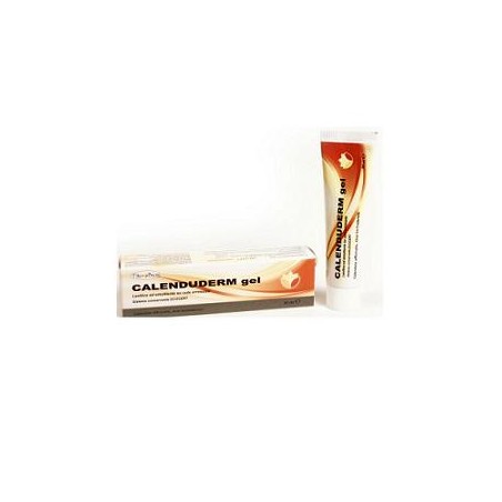 Tibo da 50 ml di Calenduderm gel per irritazioni cutanee dovute al sole. Tibo da 50 ml di Calenduderm gel per irritazioni cutanee dovute al sole.