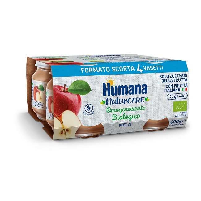 Humana Omogeneizzato Mela Bio 4 X 100 G Humana Omogeneizzato Mela Bio 4 X 100 G