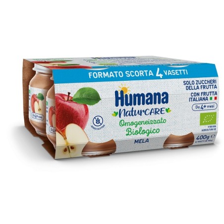 Humana Omogeneizzato Mela Bio 4 X 100 G Humana Omogeneizzato Mela Bio 4 X 100 G