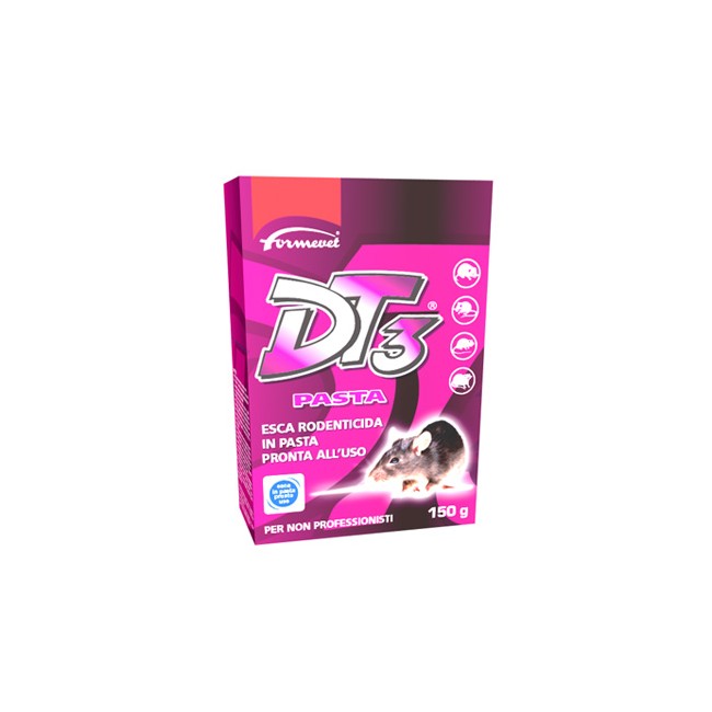 Dt3 Pasta Esca Rodenticida Pronta All'uso 150 G Dt3 Pasta Esca Rodenticida Pronta All'uso 150 G