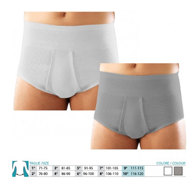 Orione 309 Slip Uomo Contenitivo Aperto Grigio 3