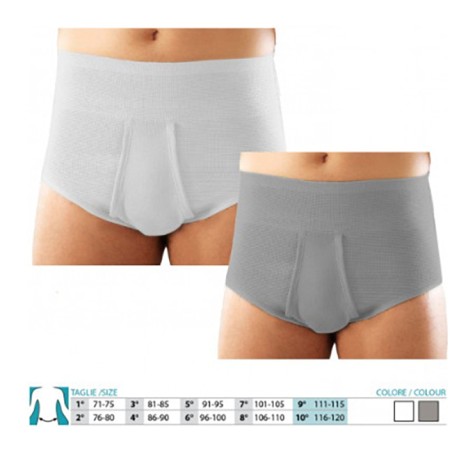 Orione 309 Slip Uomo Contenitivo Aperto Grigio 4
